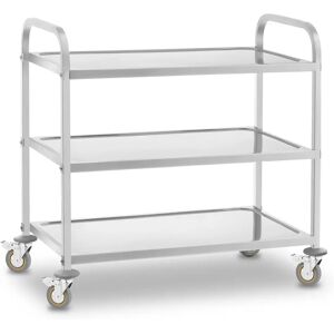 royal catering carrello di servizio - 3 ripiani - fino a 500 kg rcsw 3