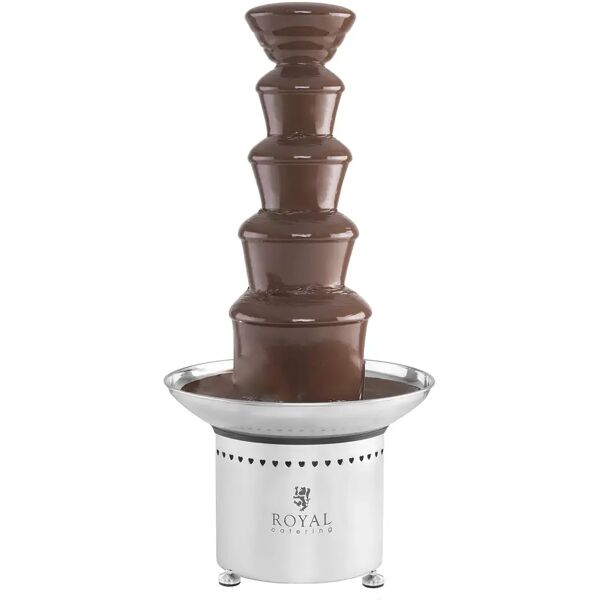 royal catering fontana di cioccolato professionale - 5 piani - 6 kg rccf-65w4