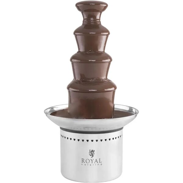 royal catering fontana di cioccolato professionale – 4 livelli – 6 kg rccf-230w