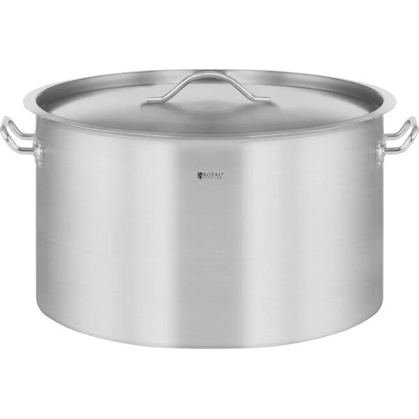 royal catering pentola per induzione in acciaio inox 44 l rcst-44e3-s