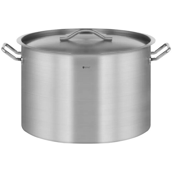 royal catering pentola per induzione in acciaio inox 106 l rcst-113e3-s