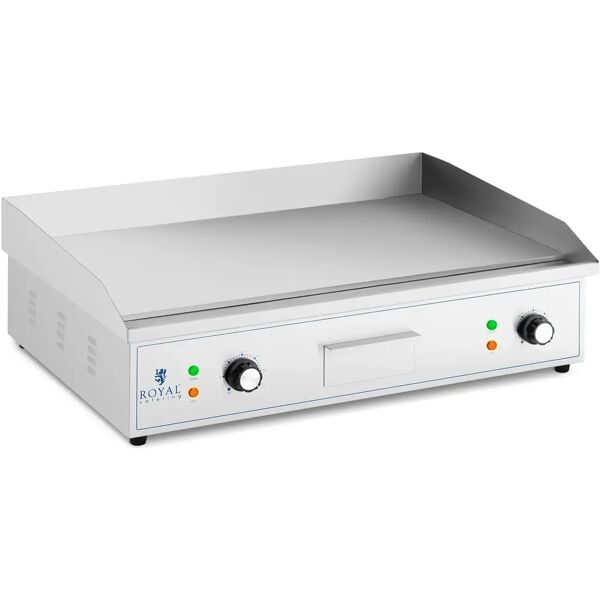 royal catering fry top elettrico - 727 x 420 mm -  - liscio - 4400 w rcpg51-s