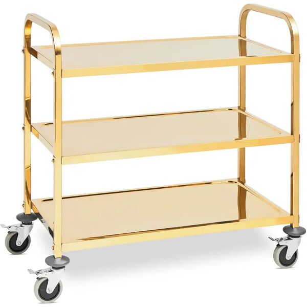 royal catering carrello di servizio - 3 ripiani -  - fino a 240 kg - ripiani: 89,5 x 49,5 pollici cm rcsw 3.1g