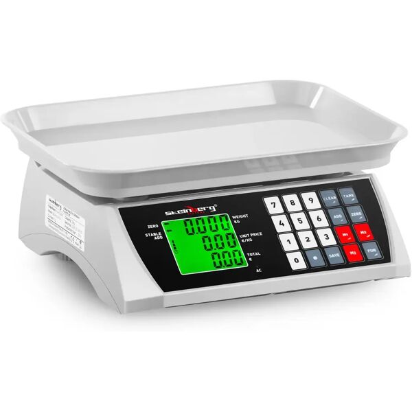 steinberg bilancia da banco di controllo - 30 kg / 1 g - 28,8 x 21,8 cm - lcd sbs-pw-301ca