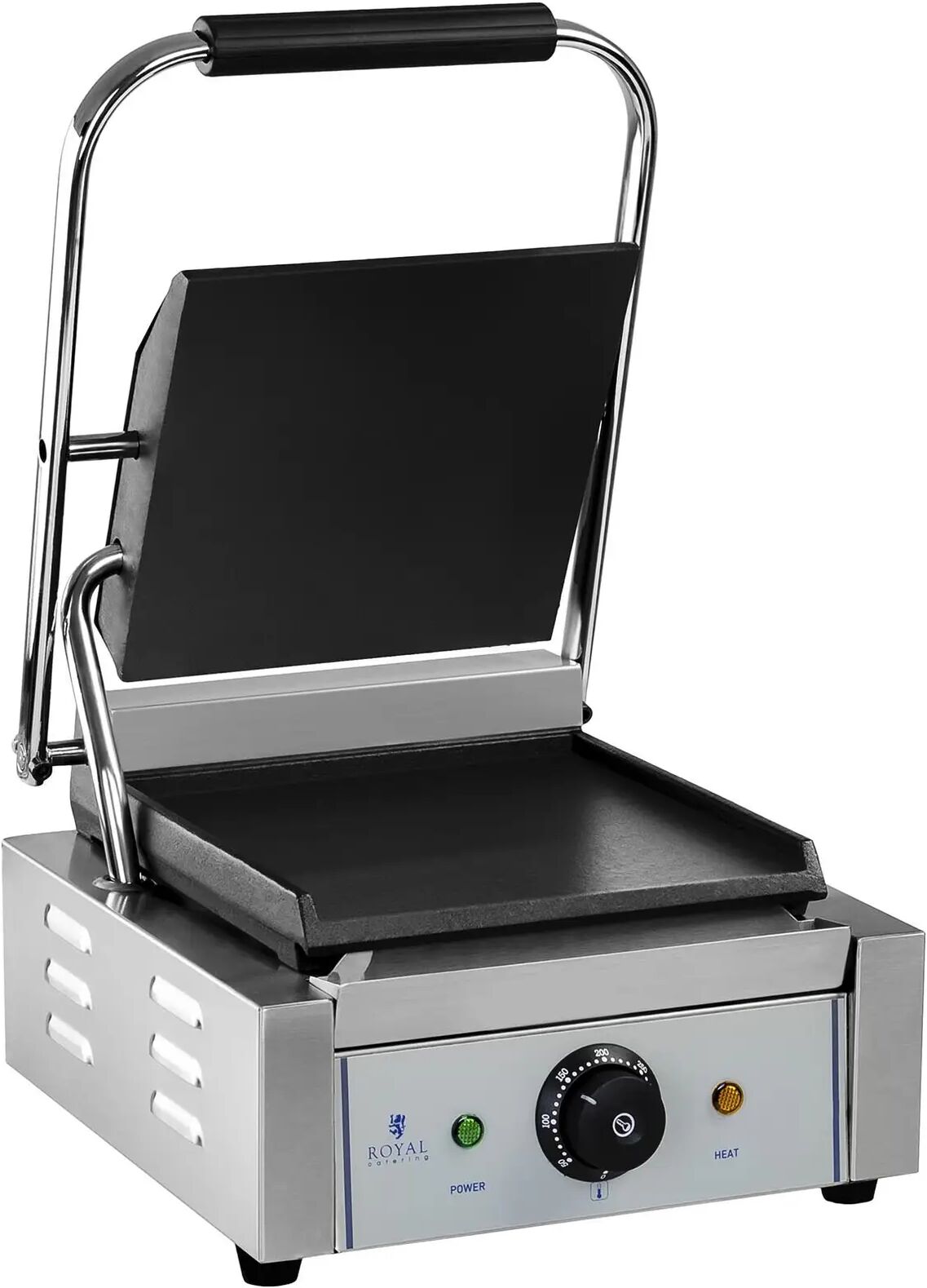 royal catering piastra panini - liscio - 1.800 w rckg-1800-f