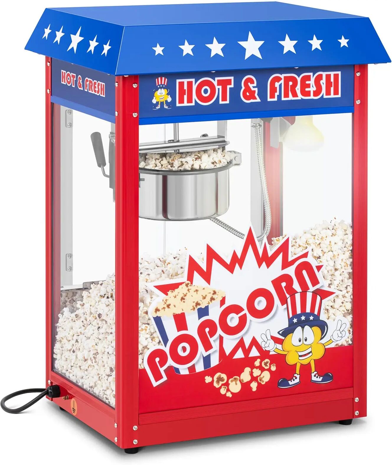 royal catering macchina per popcorn – design americano rcpr-16.1