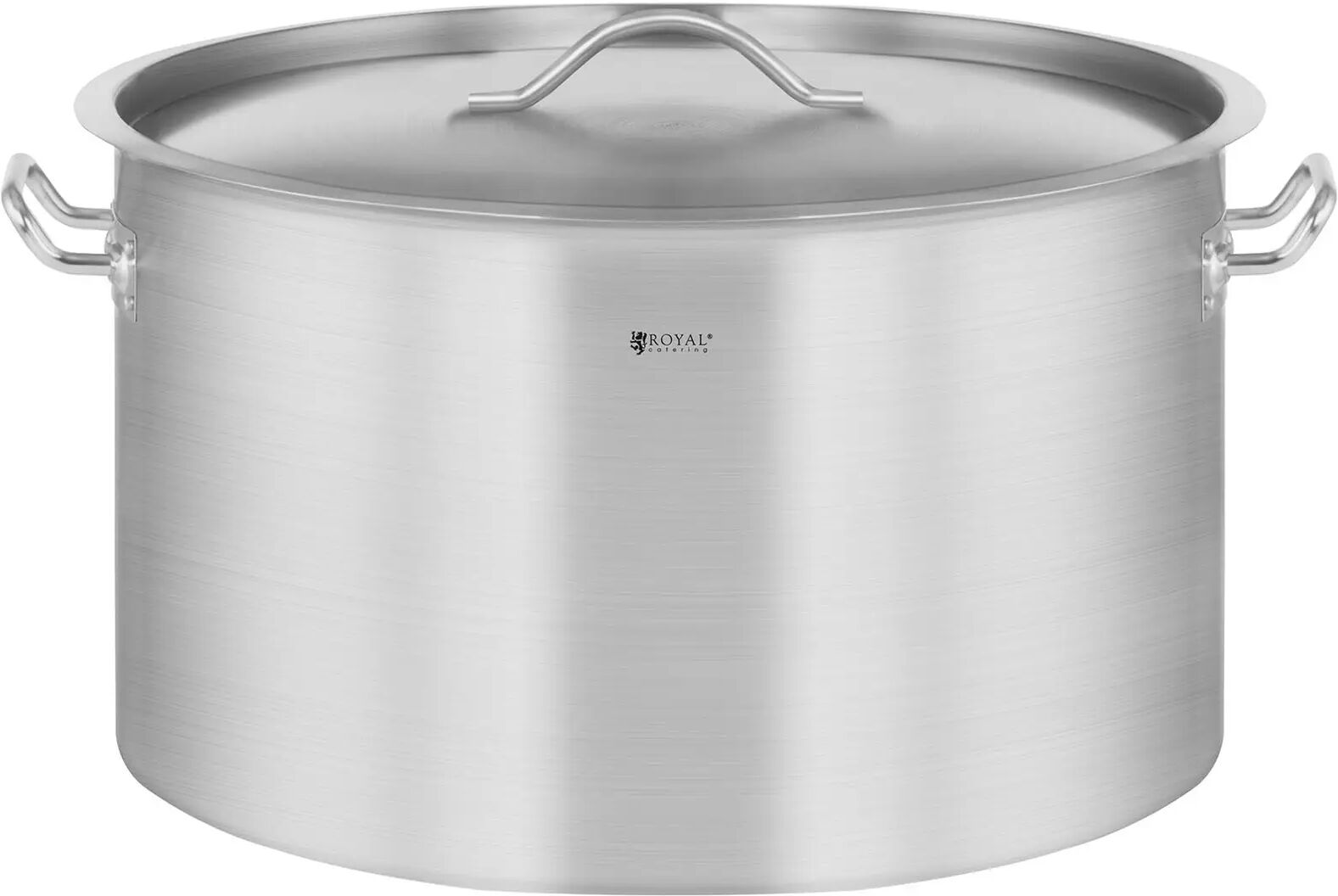 royal catering pentola per induzione in acciaio inox 44 l rcst-44e3-s