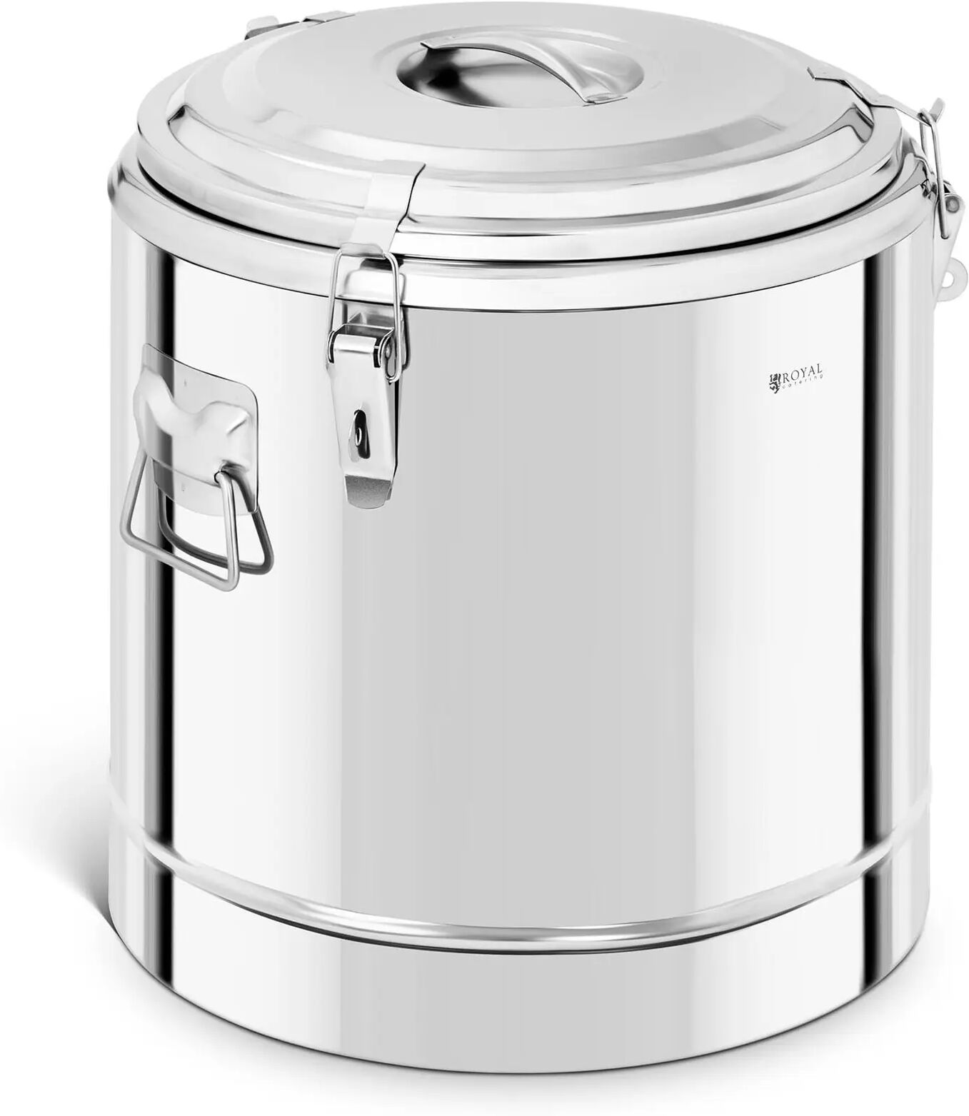 royal catering contenitore termico in acciaio inox - 35 l rctp-35e