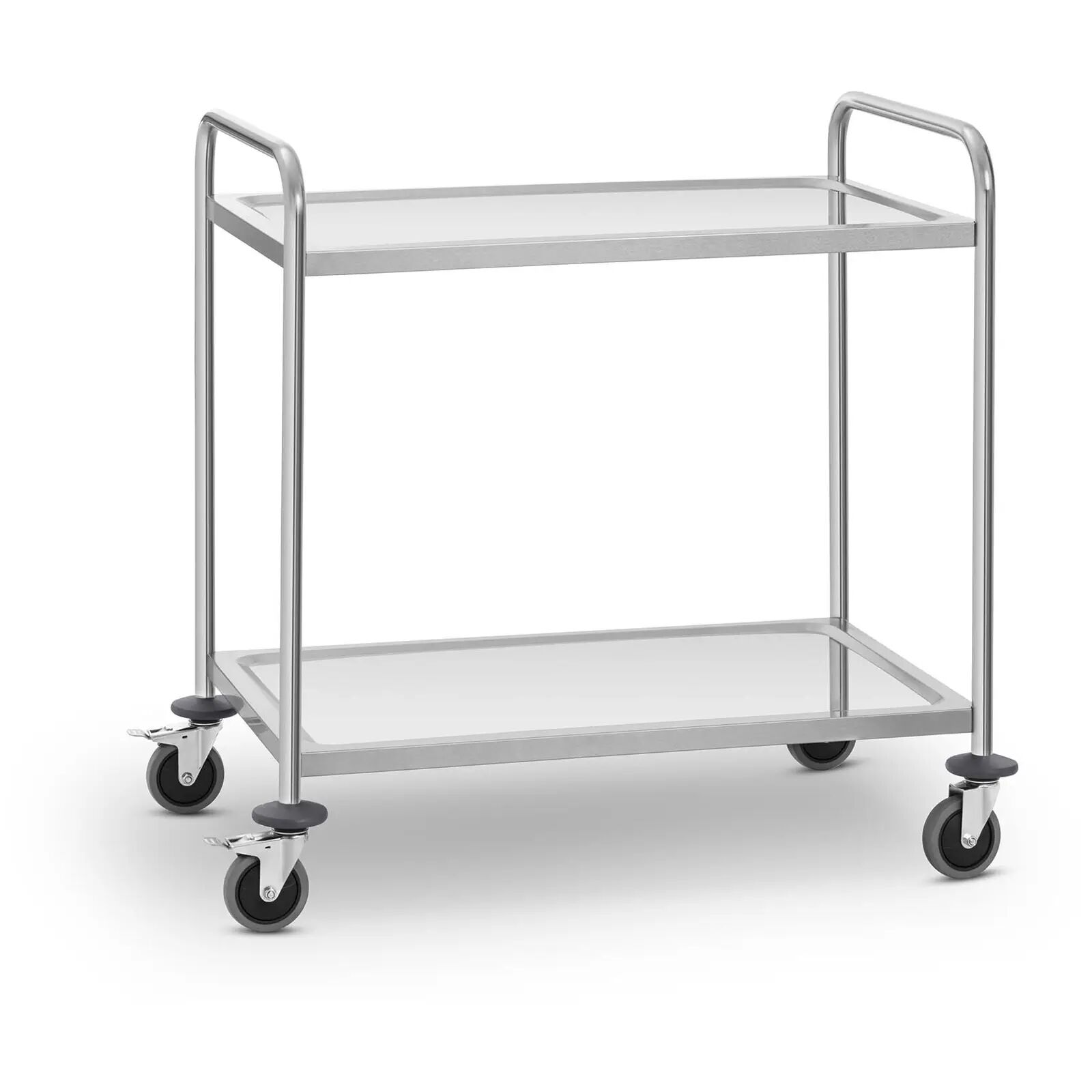 royal catering carrello di servizio - 2 ripiani - fino a 120 kg rcsw-2sq1