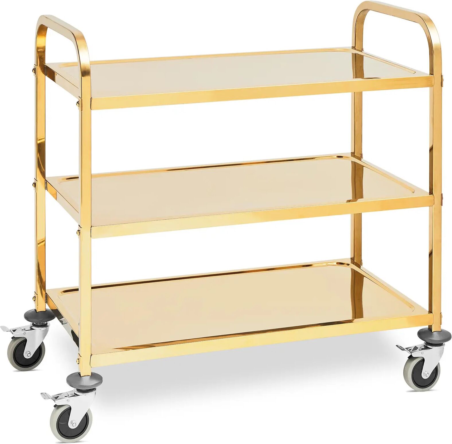 royal catering carrello di servizio - 3 ripiani -  - fino a 240 kg - ripiani: 89,5 x 49,5 pollici cm rcsw 3.1g