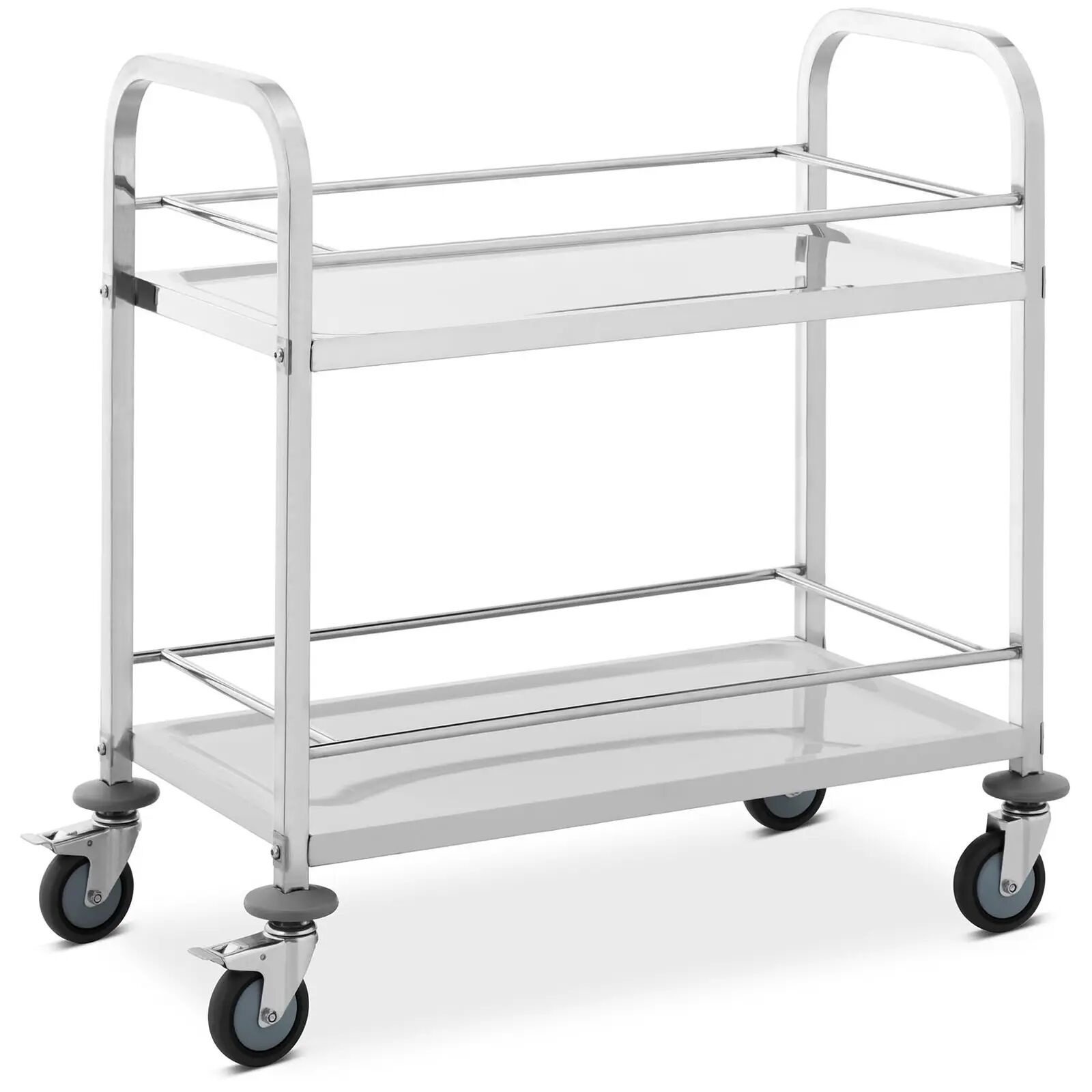 royal catering carrello di servizio - 2 ripiani - 70 x 38 x 3 cm - 72 kg -  rcsw-108