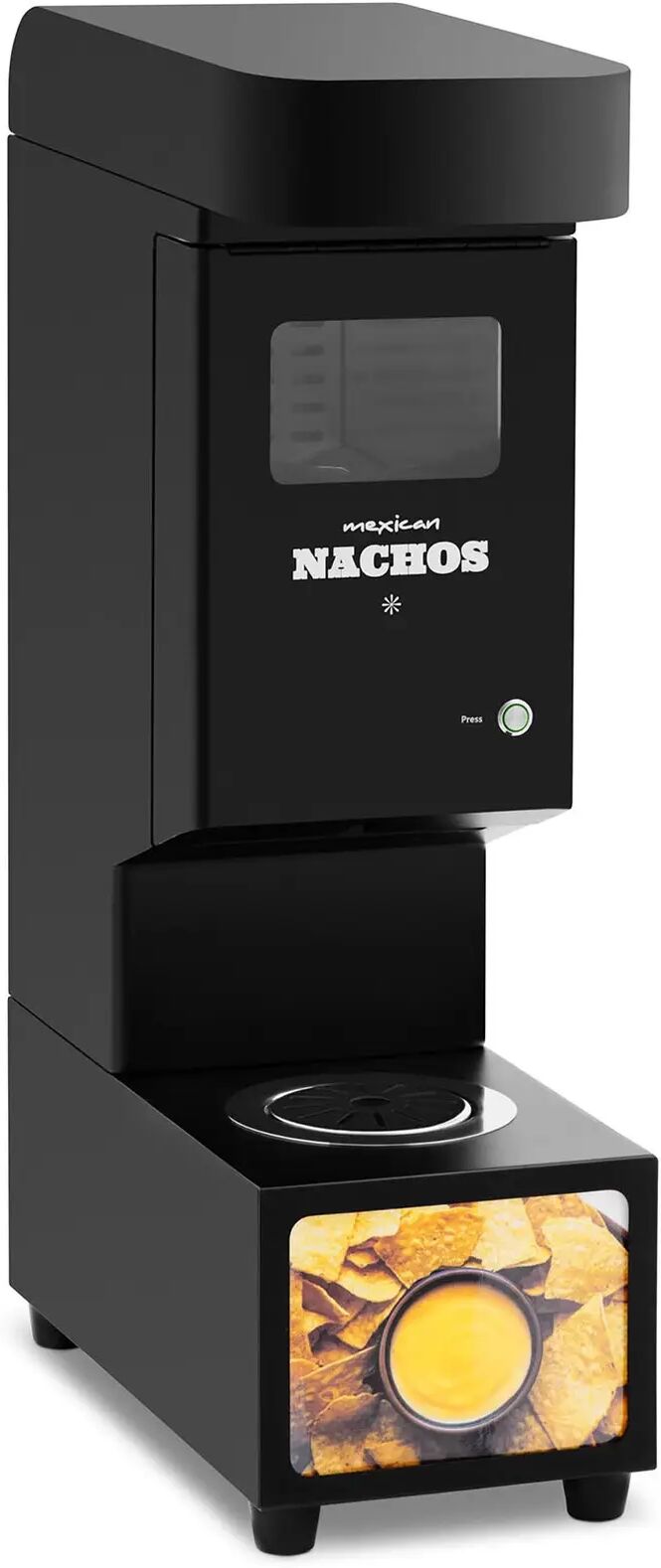 royal catering dispenser salsa per nachos a formaggio - design retrò - 4,8 l - 55 - 80 °c - nero -  rckw-nd01