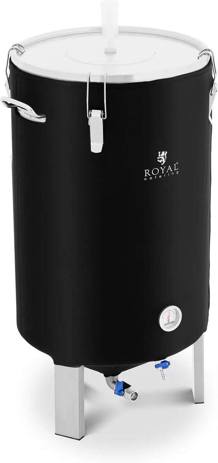 royal catering fermentatore conico - 70 l - 0 - 40 °c - acciaio inox - con rivestimento isolante rcbm-70icf