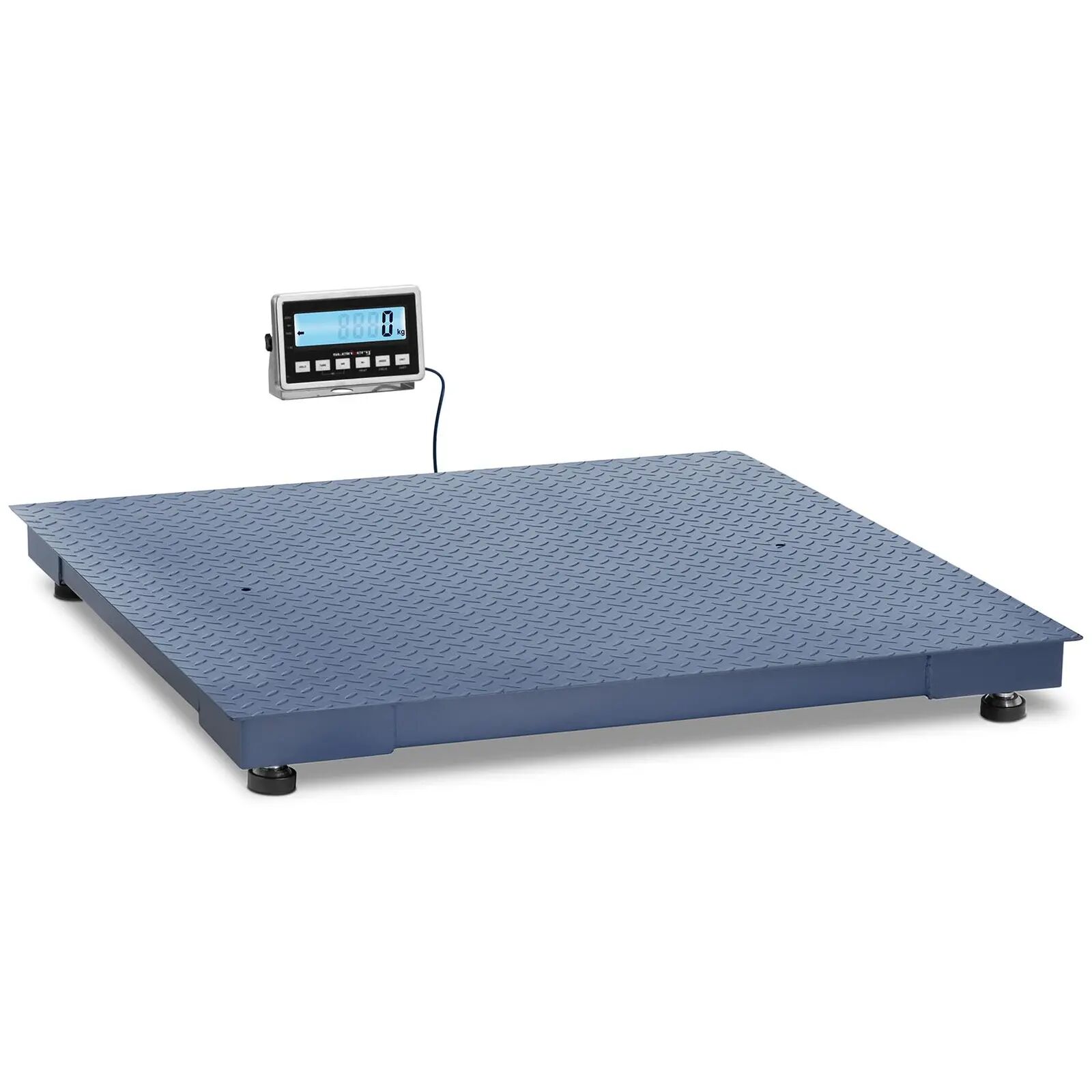 steinberg bilancia da pavimento - 1000 kg / 0,2 kg - 1200 x 1200 mm - lcd sbs-bw-1000/200m