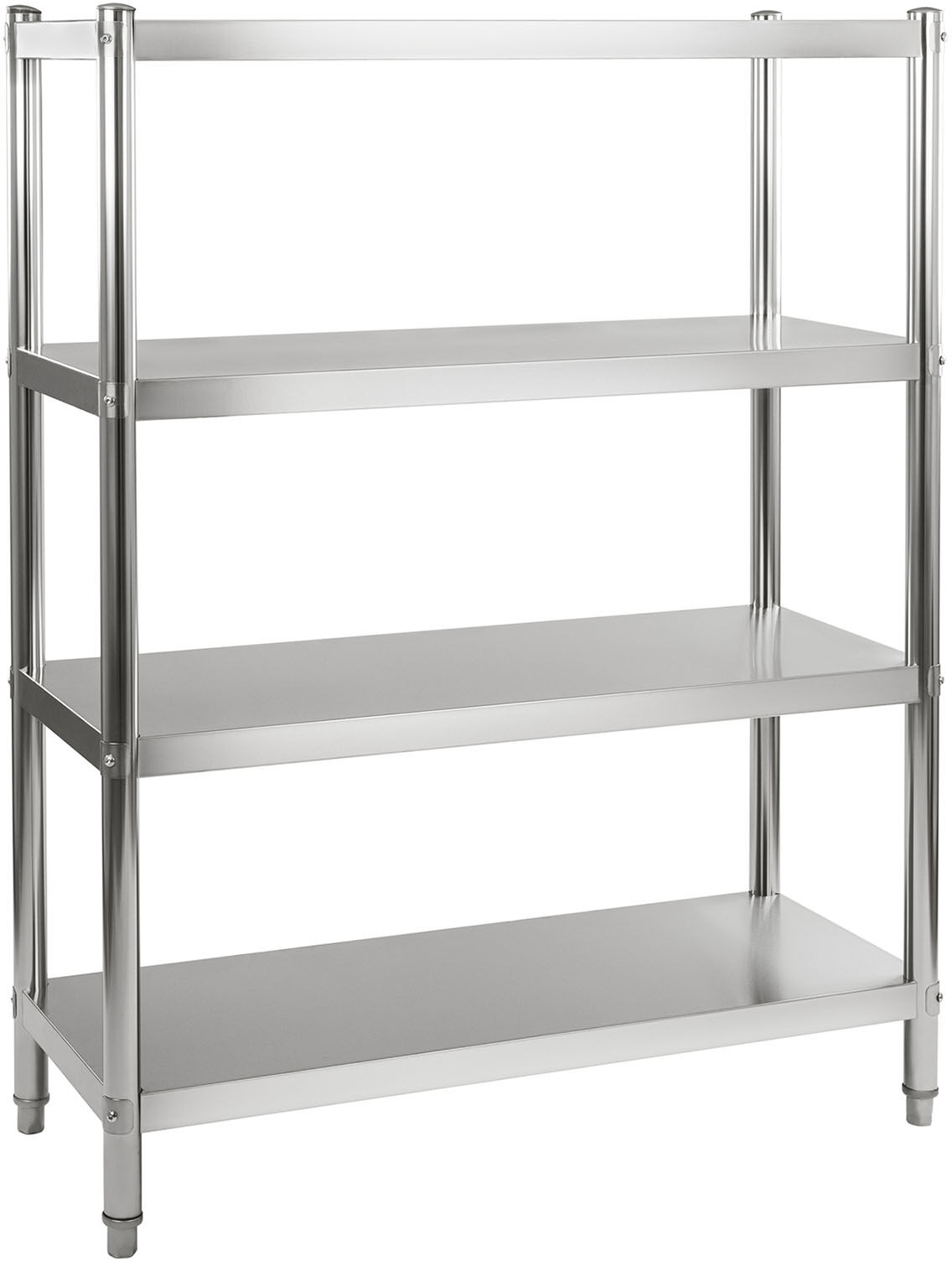 royal catering scaffalatura in acciaio inox - 120 cm rcer-120