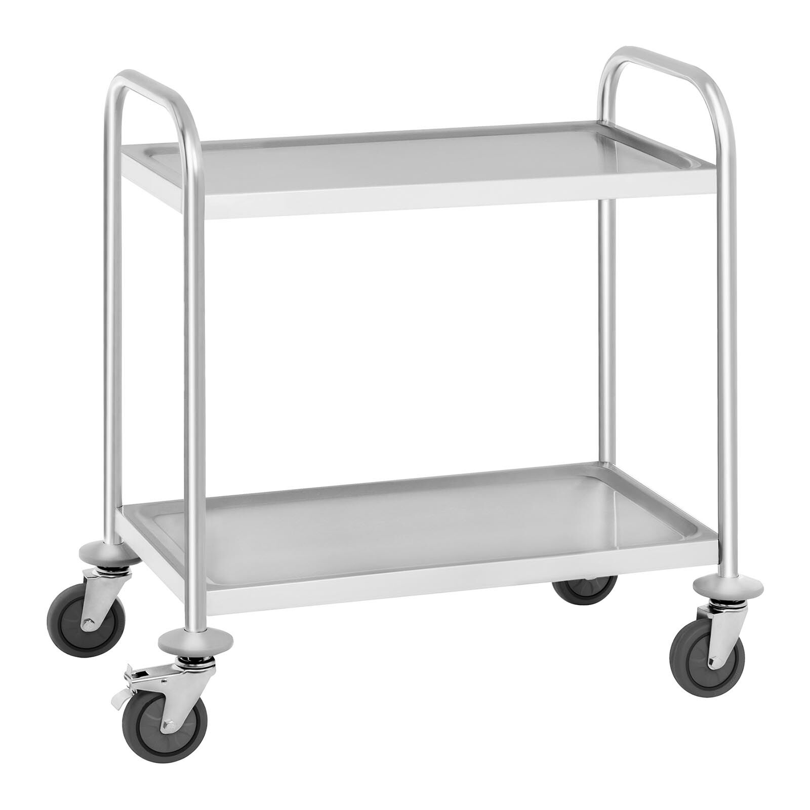 Royal Catering Carrello inox - 2 ripiani - fino a 150 kg RCSW 2.1H