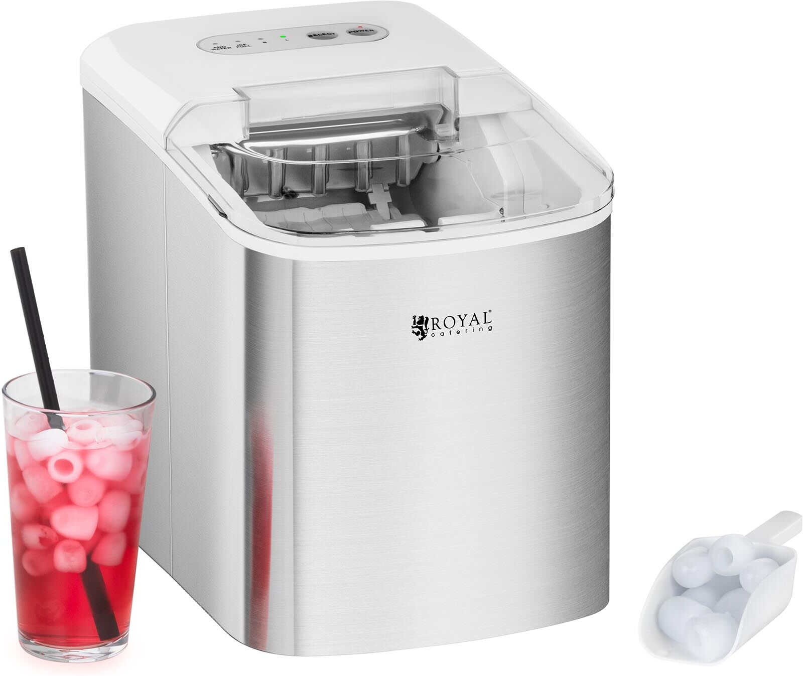 Royal Catering Macchina del ghiaccio - 2,2 L RCIC-2.2L Royal Catering Macchina del ghiaccio - 2,2 L RCIC-2.2L