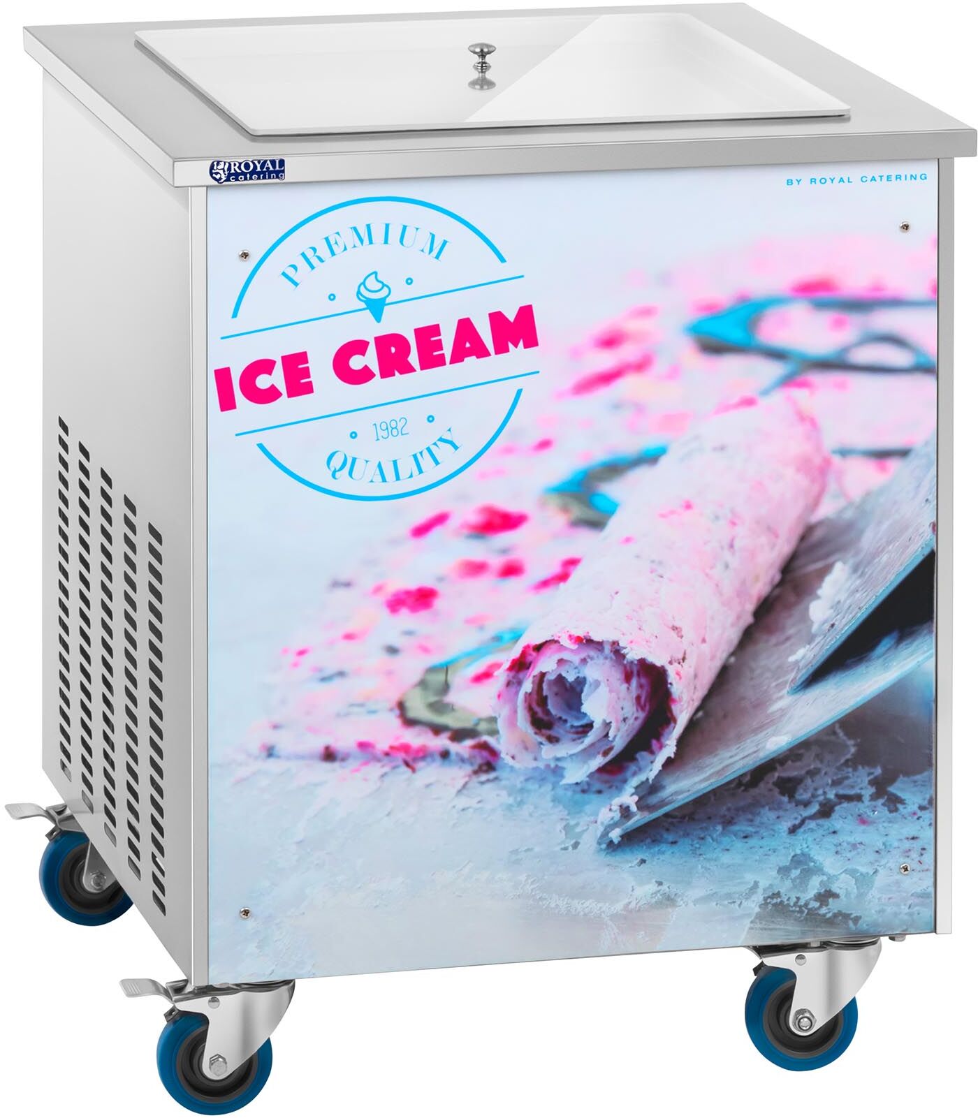 Royal Catering Macchina per gelato fritto - 50 x 50 cm RCFI-1S Royal Catering Macchina per gelato fritto - 50 x 50 cm RCFI-1S