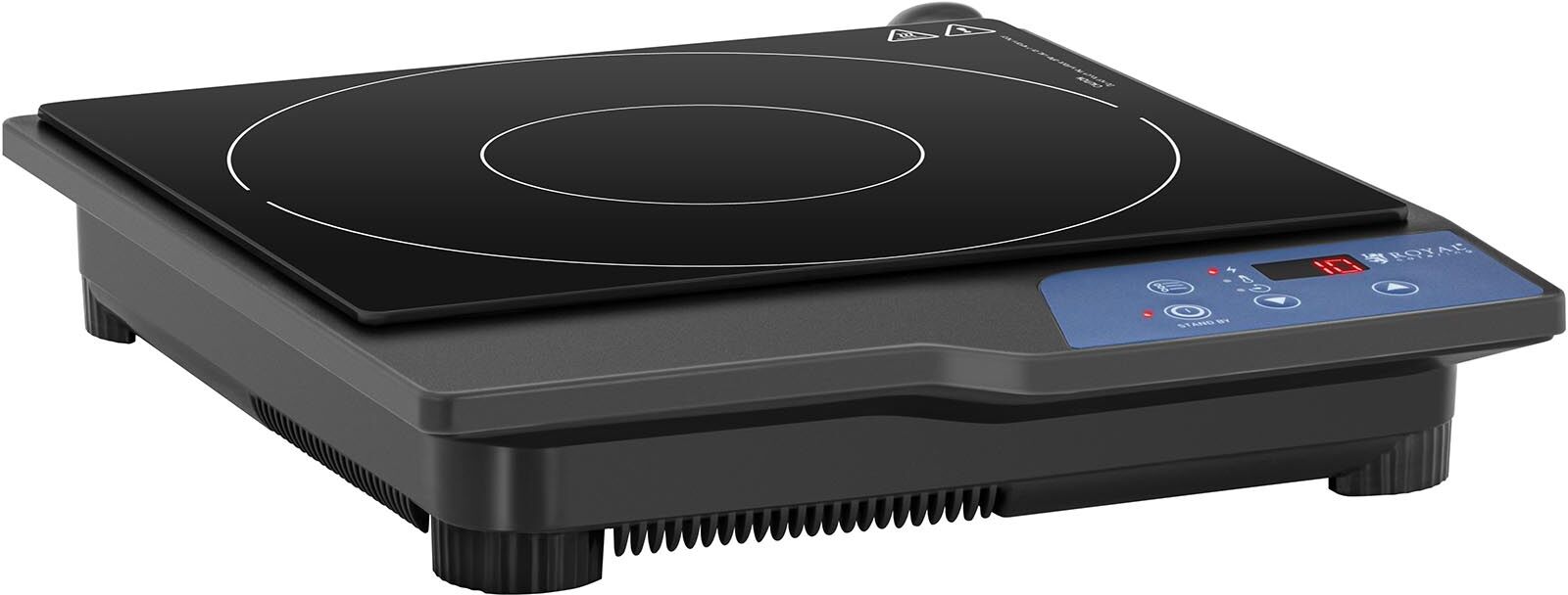 Royal Catering Piastra a induzione - 20 cm - Da 60 a 240 °C - Timer - LED RCIC-1800P8 Royal Catering Piastra a induzione - 20 cm - Da 60 a 240 °C - Timer - LED RCIC-1800P8