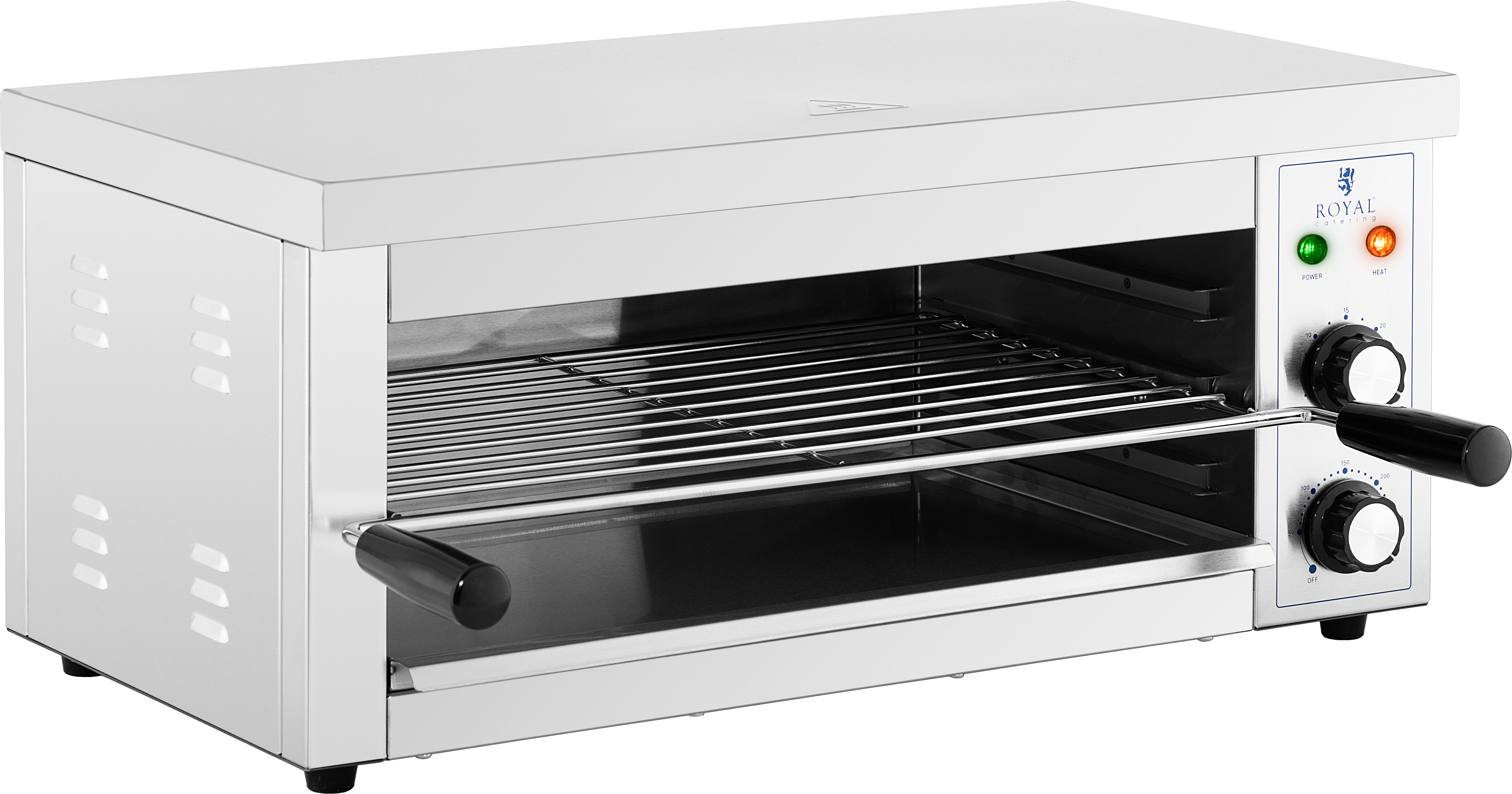 Royal Catering Tostiera elettrica salamandra - 2500 W - 50-300 ° C RCPES-280 Royal Catering Tostiera elettrica salamandra - 2500 W - 50-300 ° C RCPES-280