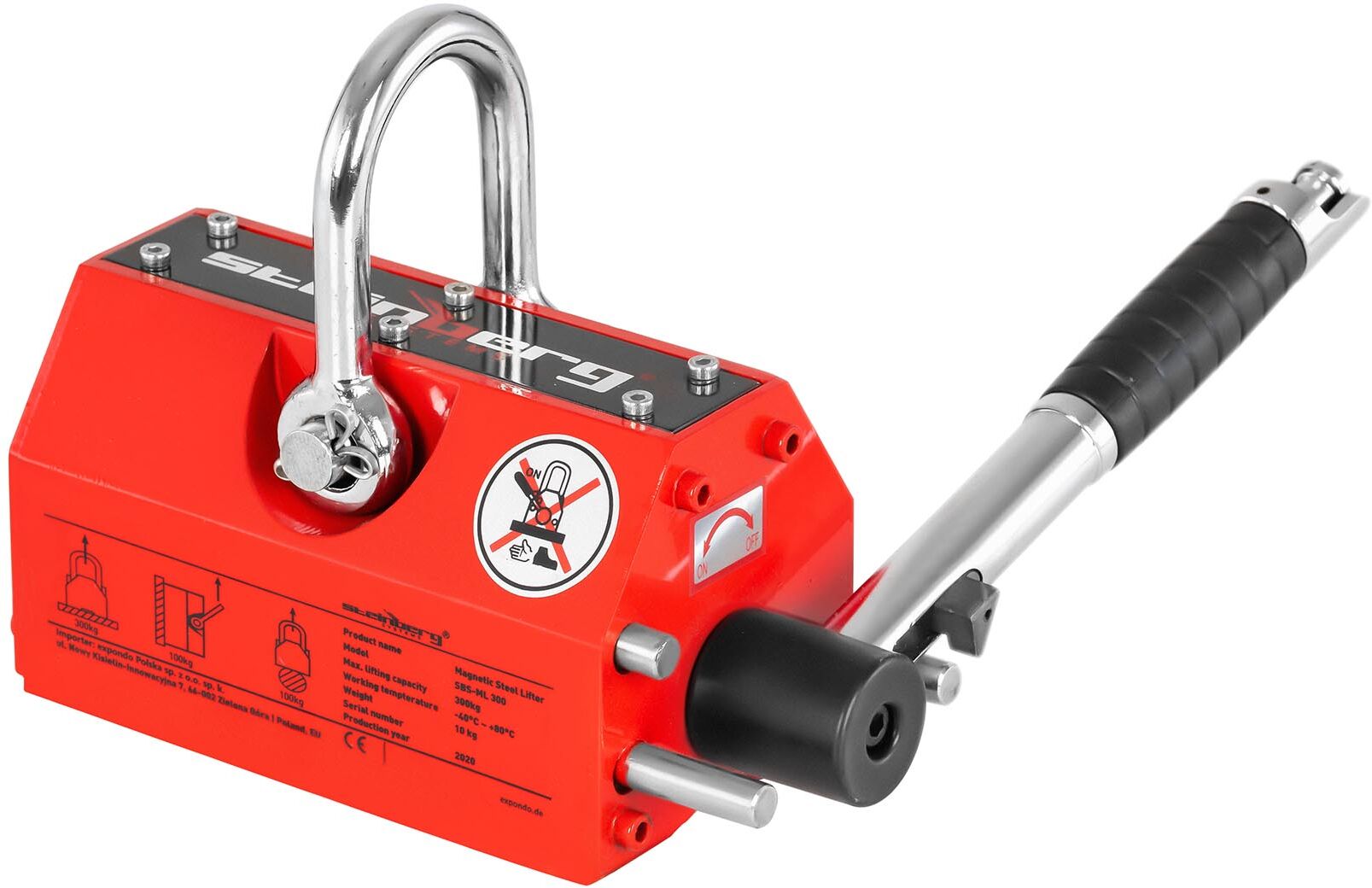 Steinberg Magnete di sollevamento - 300 kg SBS-ML 300