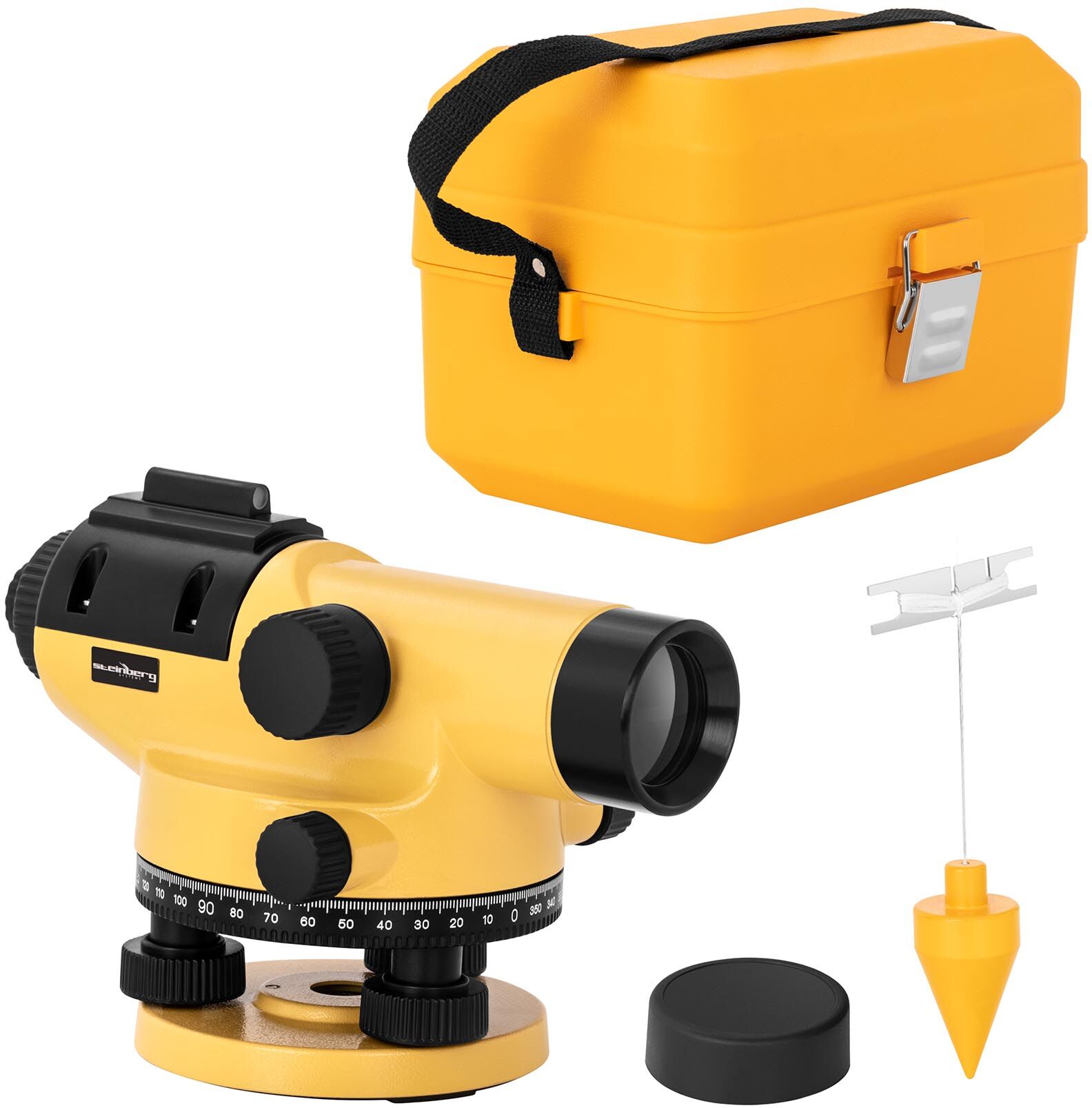 Steinberg Livello ottico - ingrandimento 32x - obiettivo 38 mm - deviazione 1 mm - compensatore magnetico - alluminio SBS-LI-32/38 Steinberg Livello ottico - ingrandimento 32x - obiettivo 38 mm - deviazione 1 mm - compensatore magnetico - alluminio SBS-LI-32/38