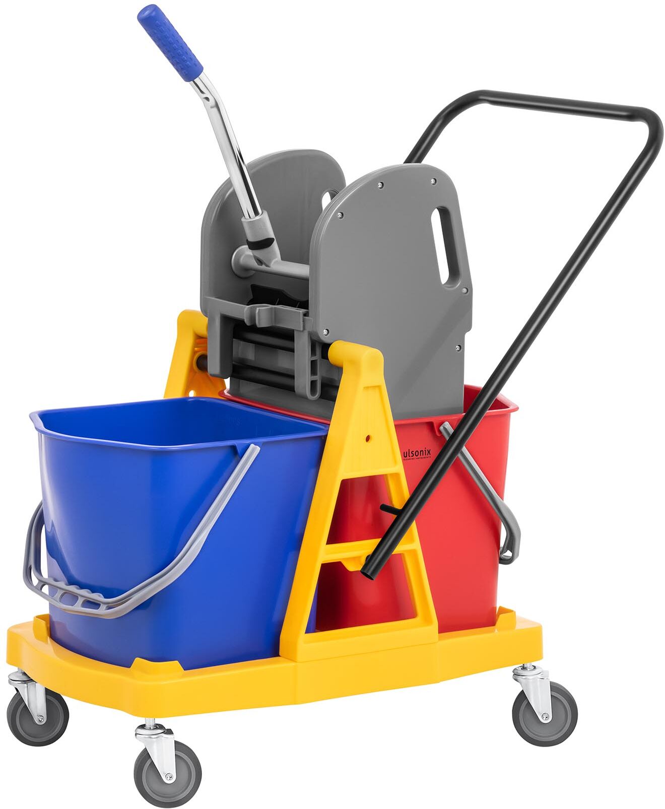 ulsonix Secchio lavapavimenti professionale con strizzatore - 2 secchi - 40 L UNICLEAN 4 ulsonix Secchio lavapavimenti professionale con strizzatore - 2 secchi - 40 L UNICLEAN 4