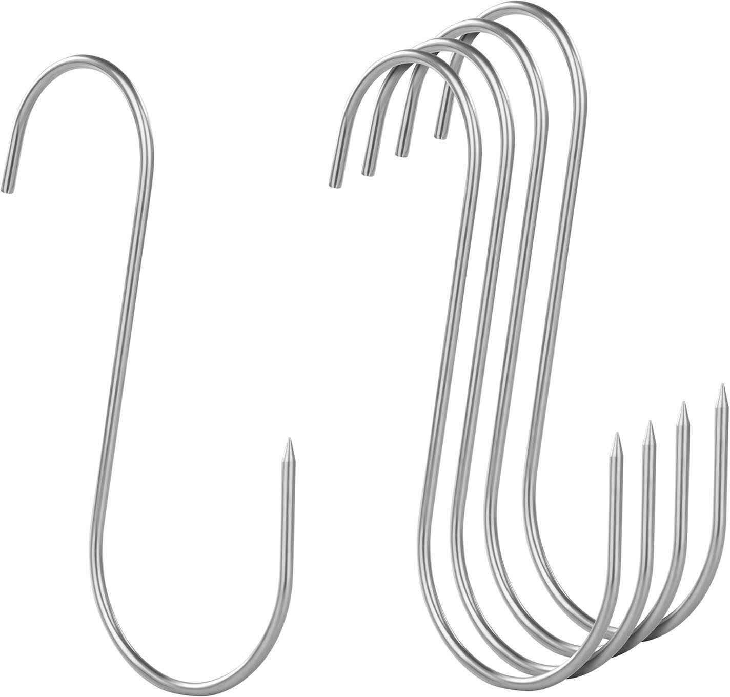 Royal Catering Ganci per affumicare - set da 5 - Gancio doppio RCRO-HOOK140 Set 5 pcs Royal Catering Ganci per affumicare - set da 5 - Gancio doppio RCRO-HOOK140 Set 5 pcs