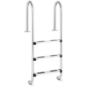 Uniprodo Scaletta per piscina - 3 gradini - arco stretto UNI_POOL_LADDER_1320