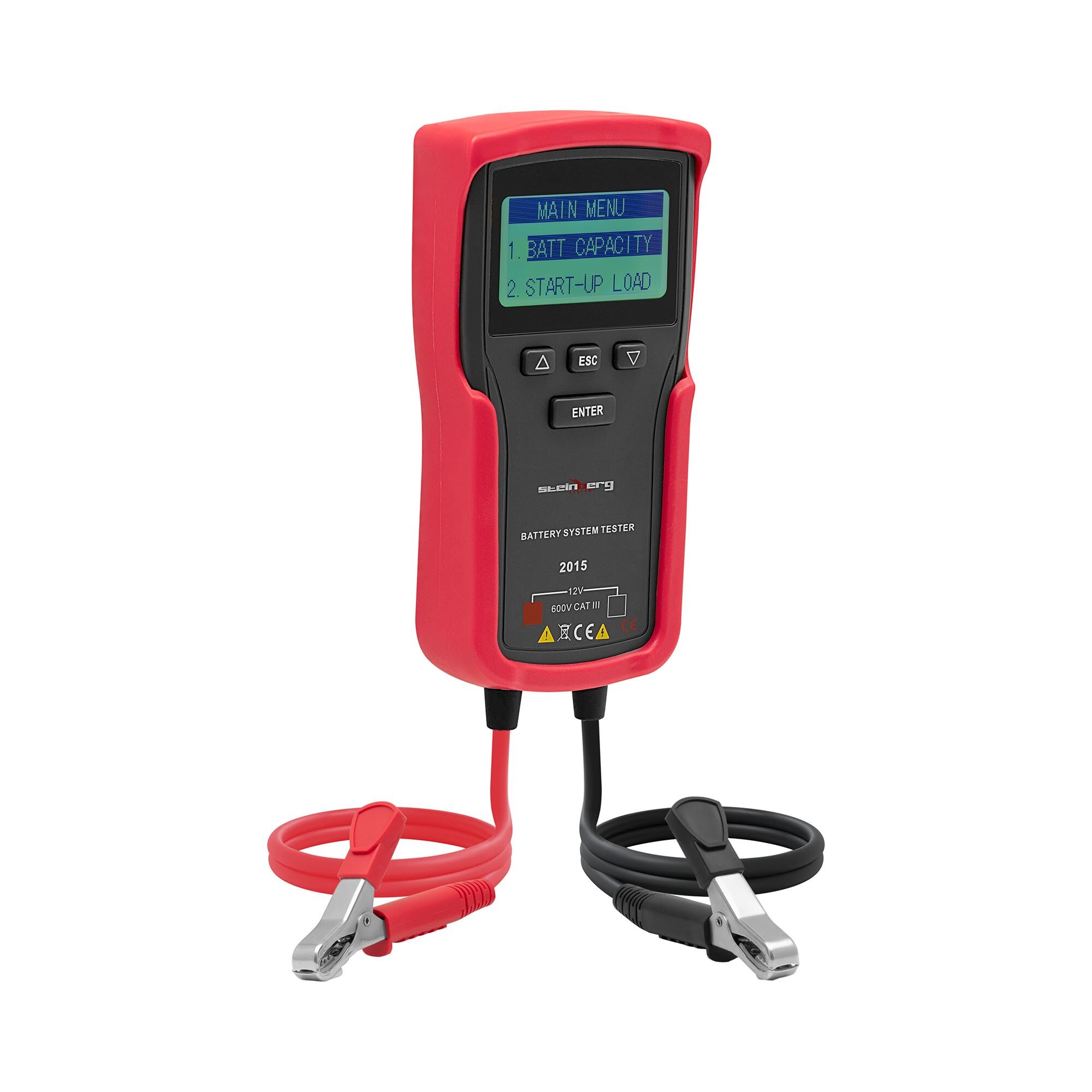 steinberg tester digitale batteria auto - lcd - 3 - 250 ah - batteria di avviamento al piombo acido sbs-bt-918