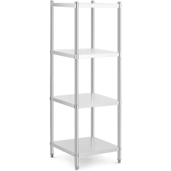 royal catering scaffale metallico - 60 x 60 x 180 cm -  - 200 kg rcer-6060