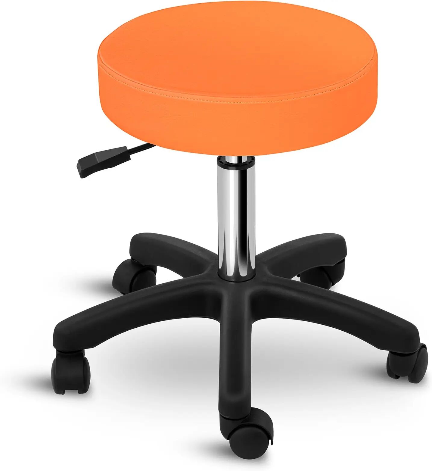 physa sgabello tondo - 450 - 580 mm - 150 kg - arancione  aversa orange