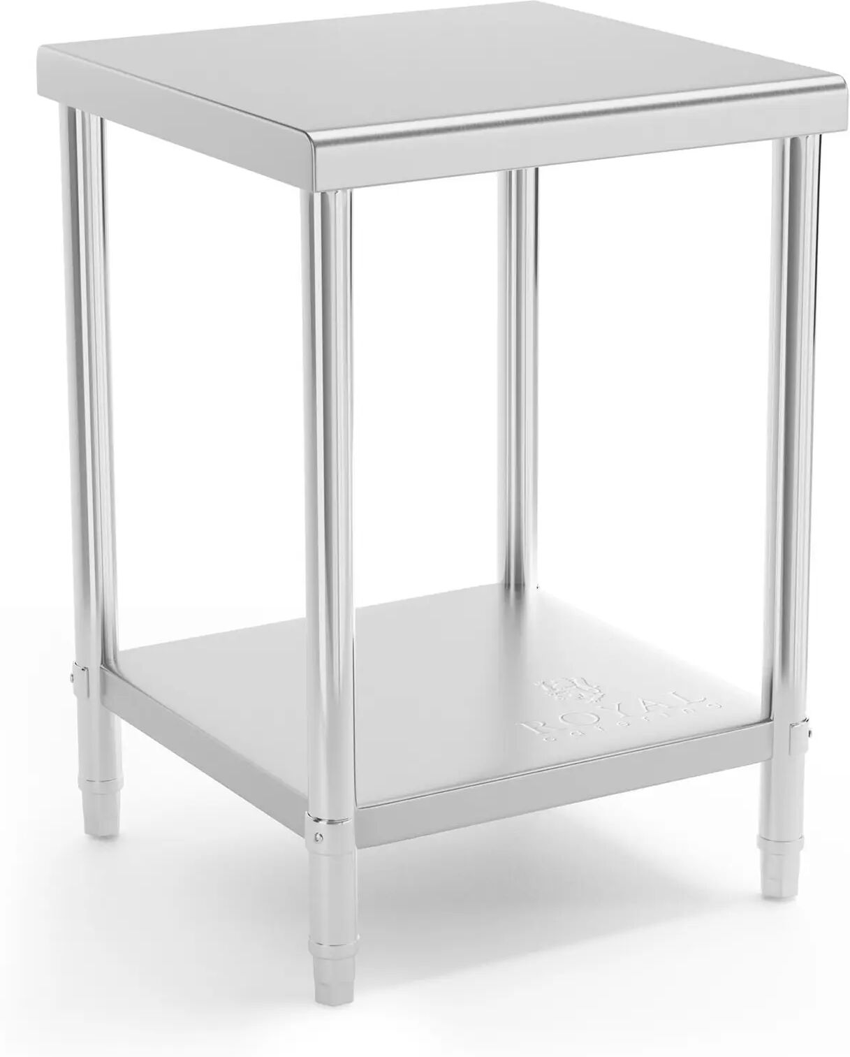 Royal Catering Tavolo inox - 60 x 60 cm - Portata: 150 kg RCAT-60/60-NW