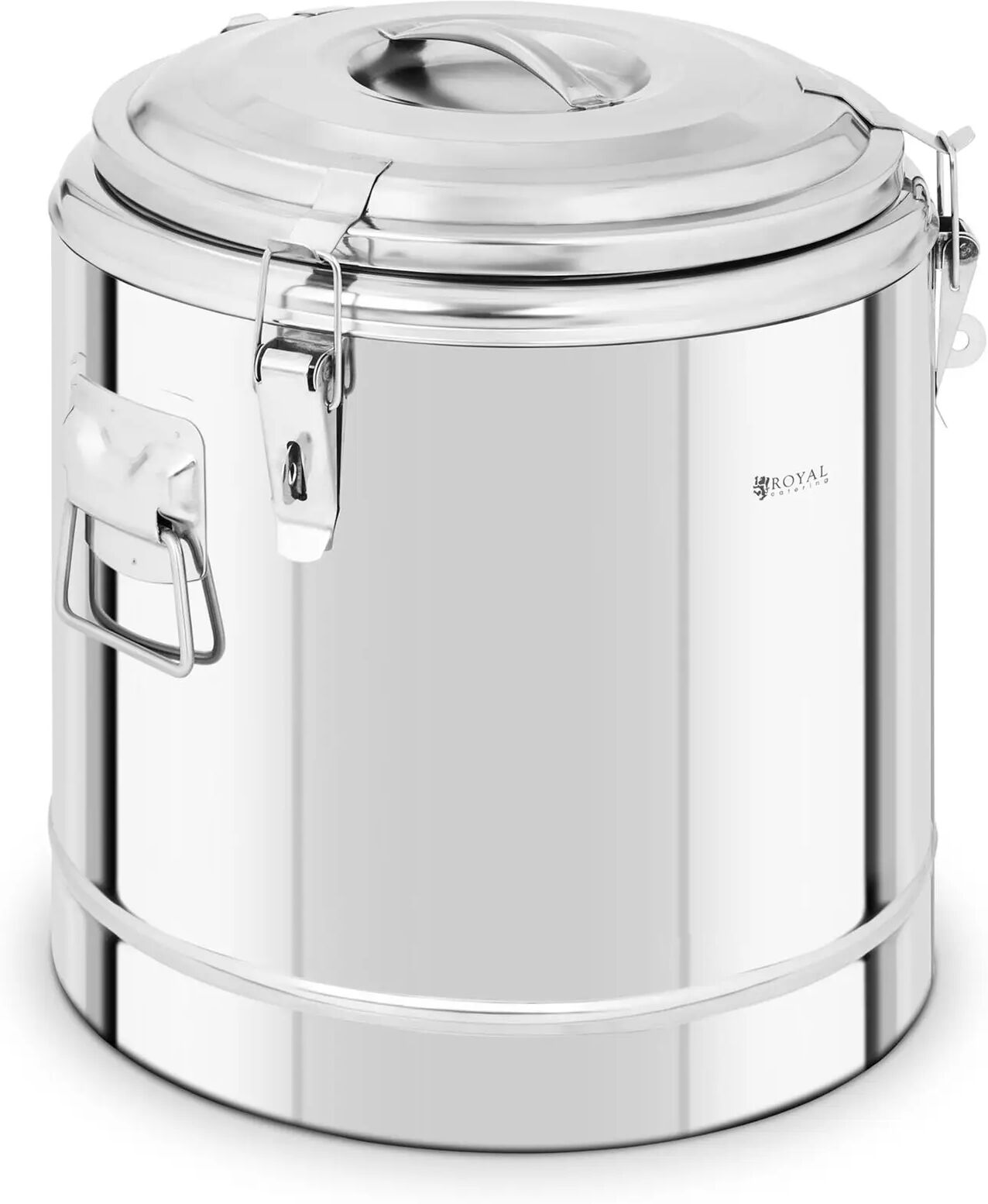 royal catering contenitore termico in acciaio inox - 22 l rctp-22e