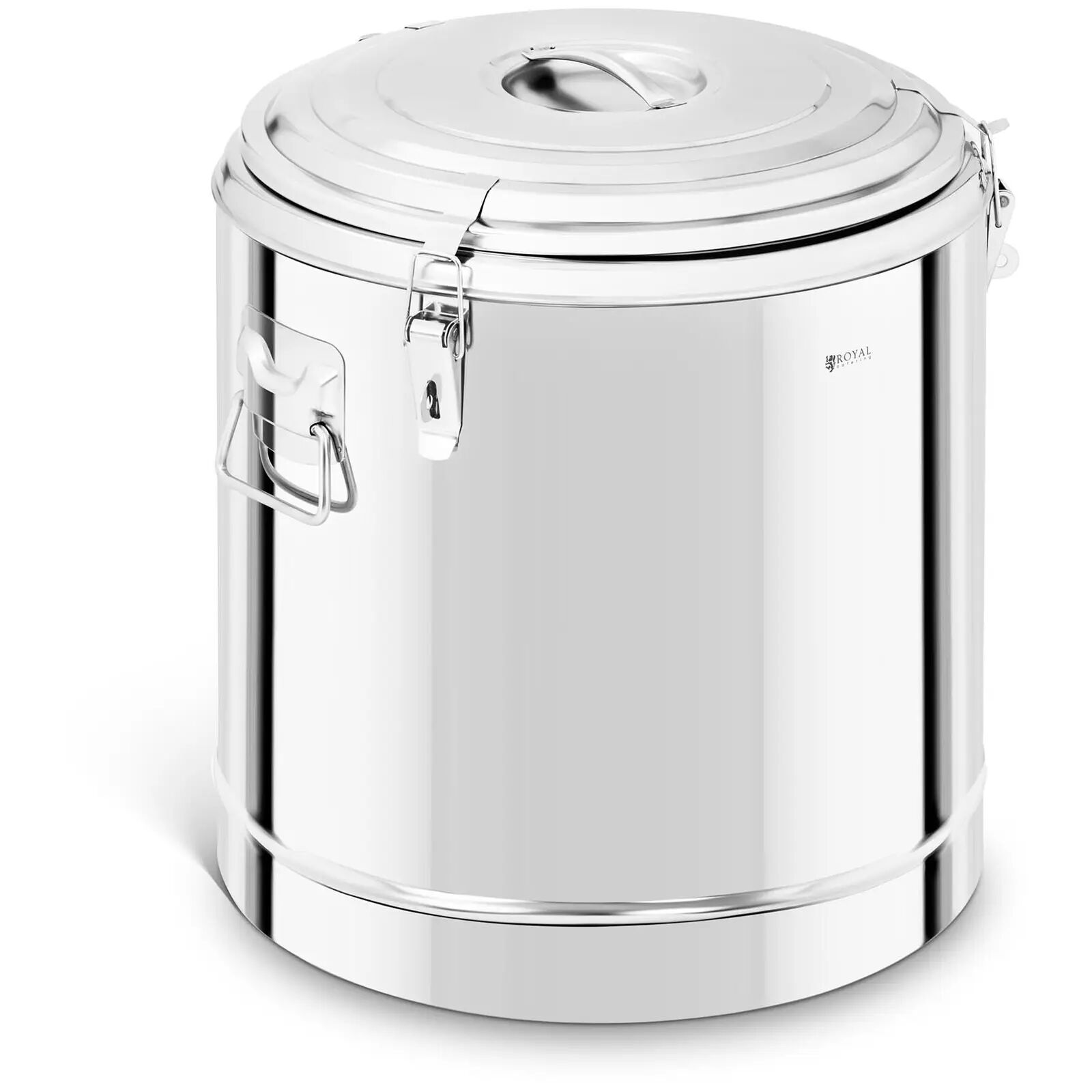 royal catering contenitore termico in acciaio inox - 50 l rctp-50e