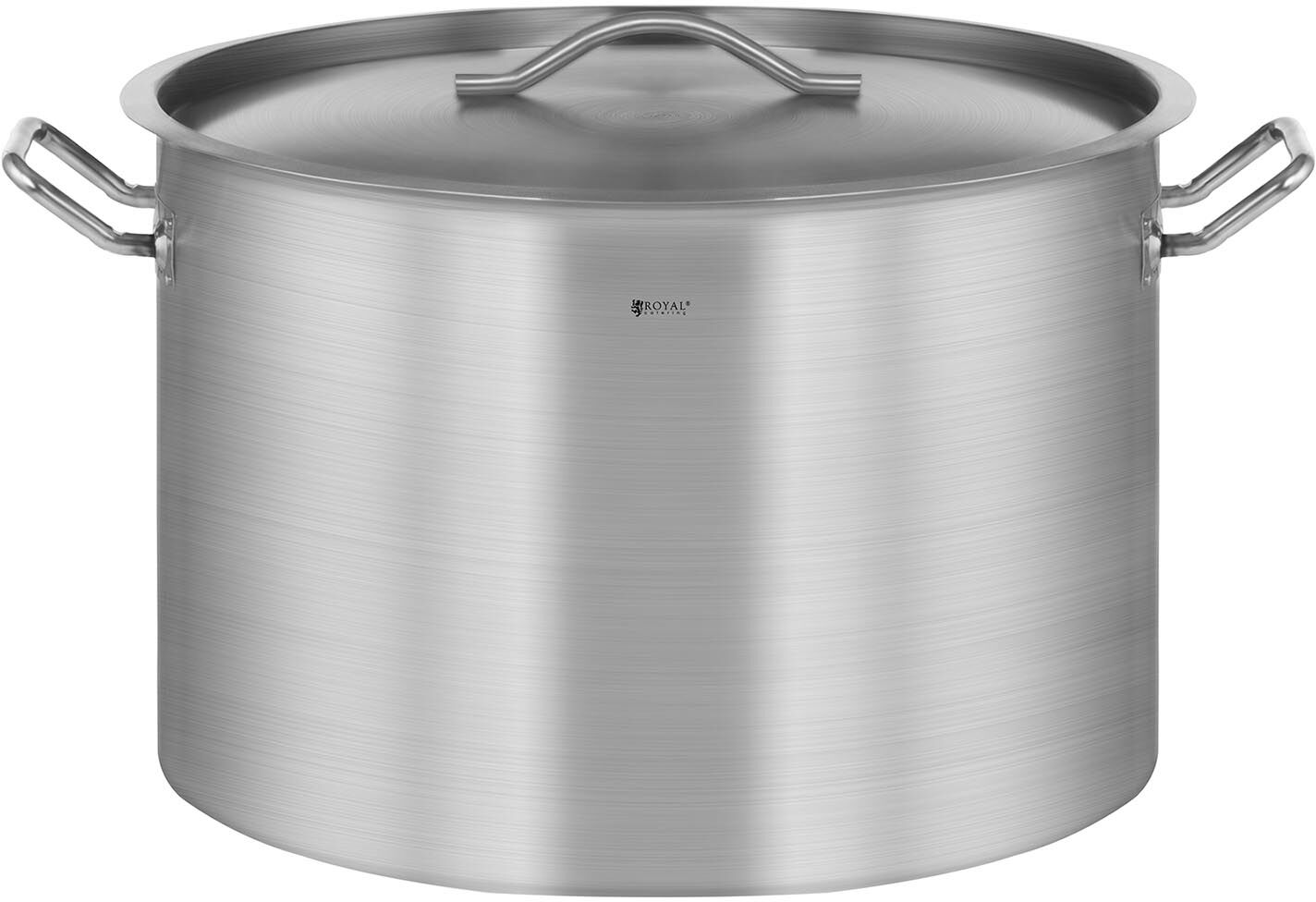 Royal Catering Pentola per induzione in acciaio inox 113 L RCST-113E3-S