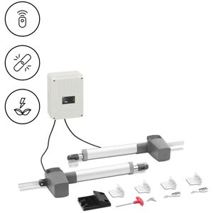 MSW Automazione per cancelli a battente - Per 2 ante fino a 300 kg ciascuna - 2,5 m -GDOOR-004B