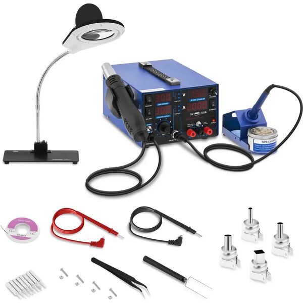 stamos soldering stazione saldante - 800 w - 4 led - con lampada s-ls-22