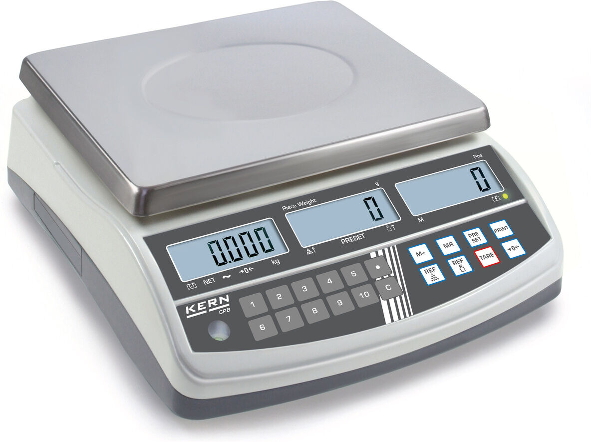 Kern Bilancia contapezzi - 6000 g / 1 g - Calibrazione opzionale  Zählwaagen CPB 6K1DM Kern Bilancia contapezzi - 6000 g / 1 g - Calibrazione opzionale  Zählwaagen CPB 6K1DM