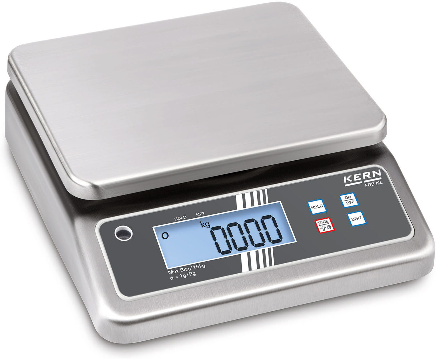 Kern Bilancia da tavolo FOB 7K-4NL 7,5 kg / 1 g Kern Bilancia da tavolo FOB 7K-4NL 7,5 kg / 1 g