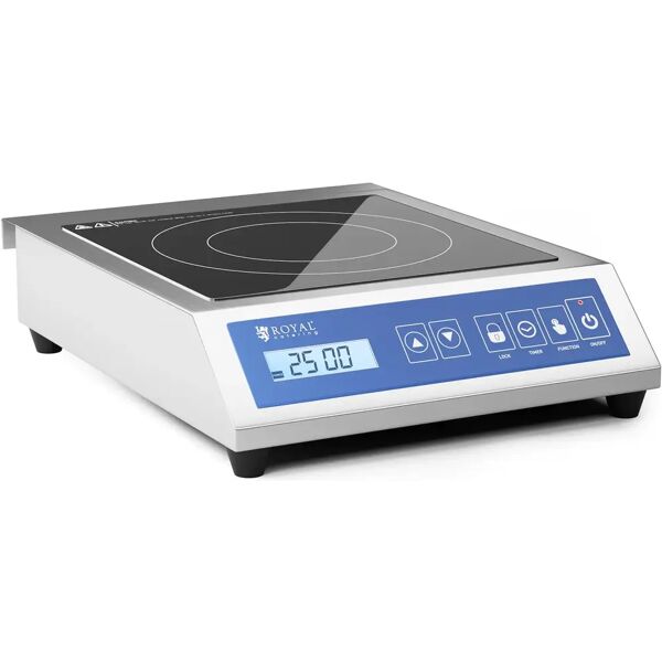 royal catering piastra a induzione - 28 cm - da 60 a 240 °c - display touch - timer rcik-3500gp