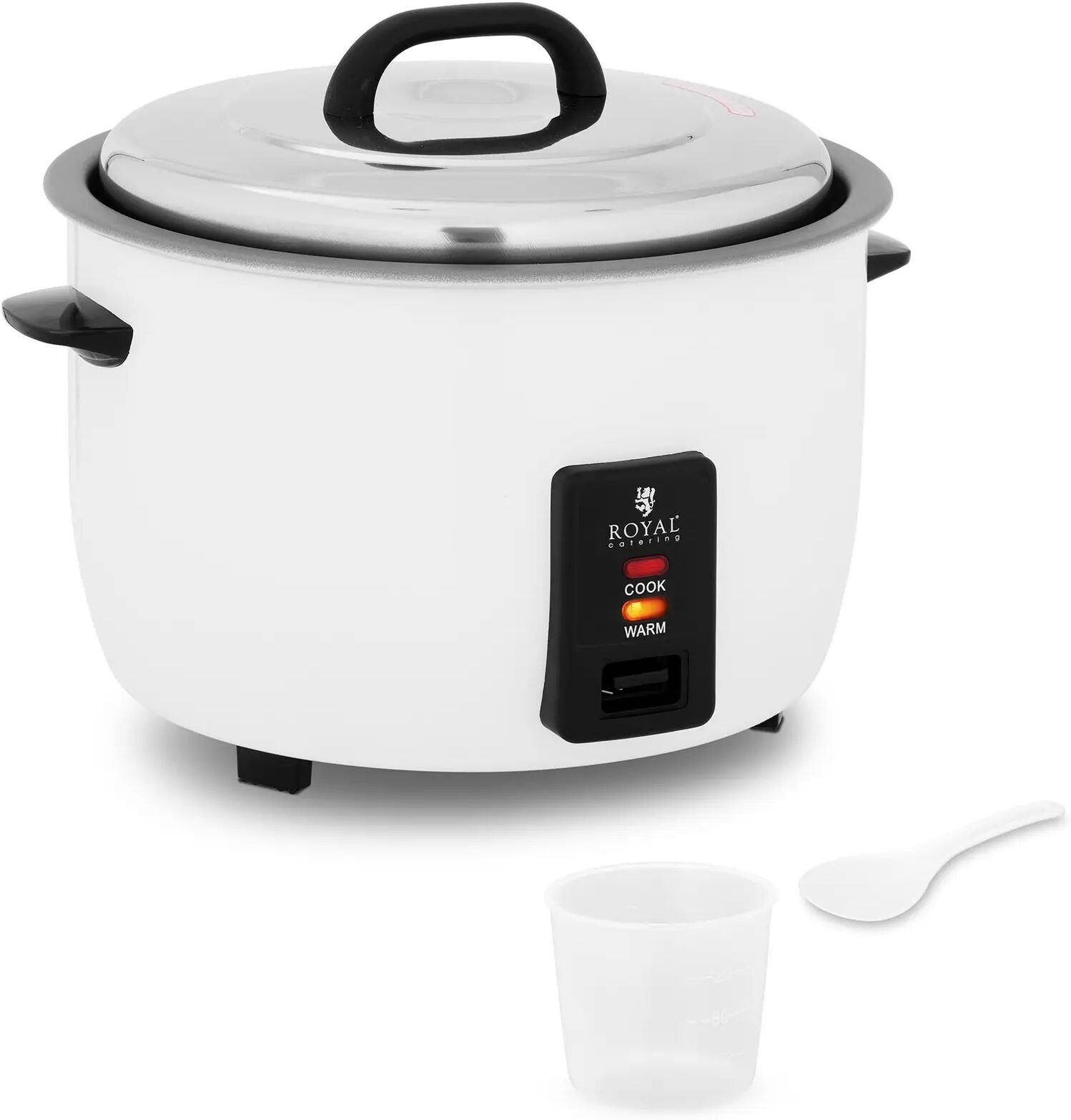 royal catering cuociriso elettrico professionale - 13 l - 1.950 w rcrk-13l