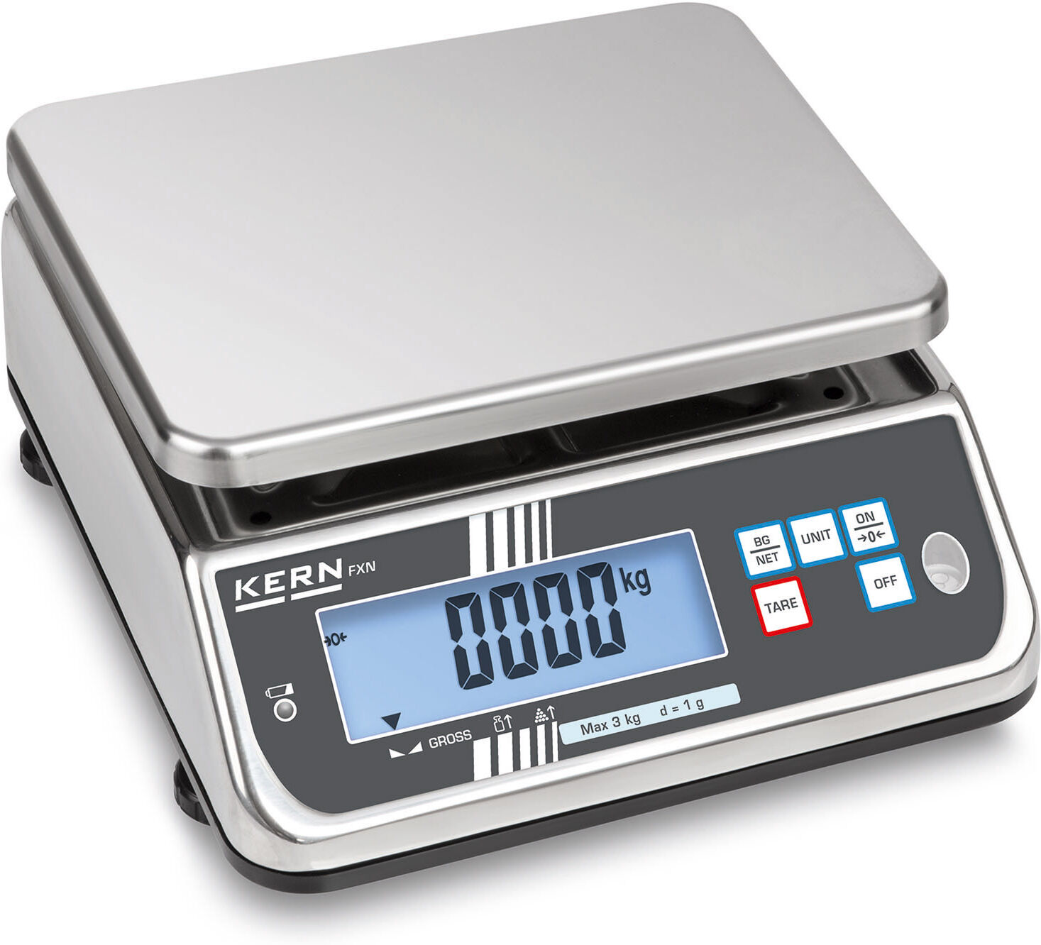 Kern Bilancia da tavolo FXN 3K-4N 3 kg / 1 g Kern Bilancia da tavolo FXN 3K-4N 3 kg / 1 g