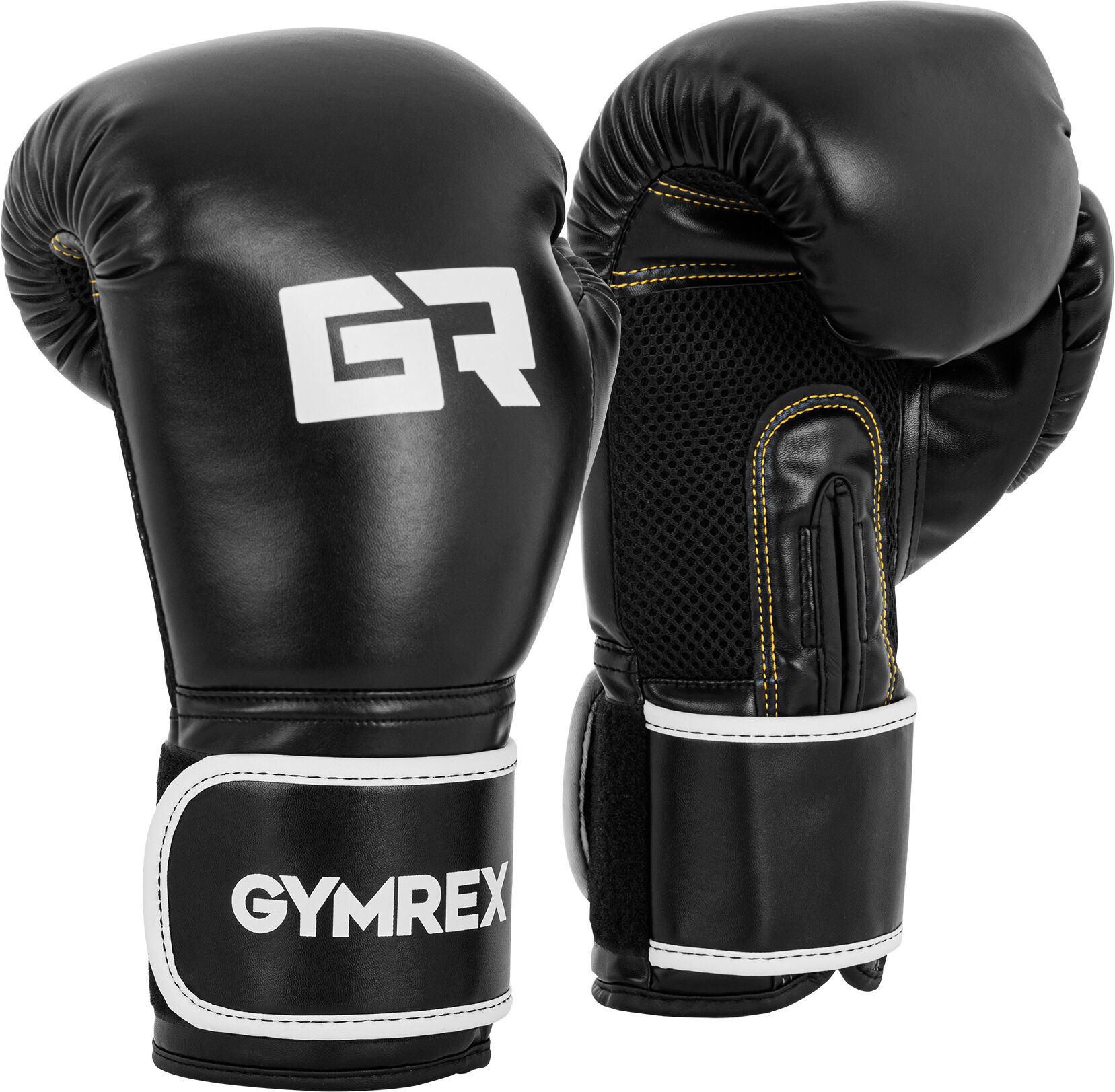 Gymrex Guantoni boxe - 16 oz - rete interna - neri GR-BG 16B