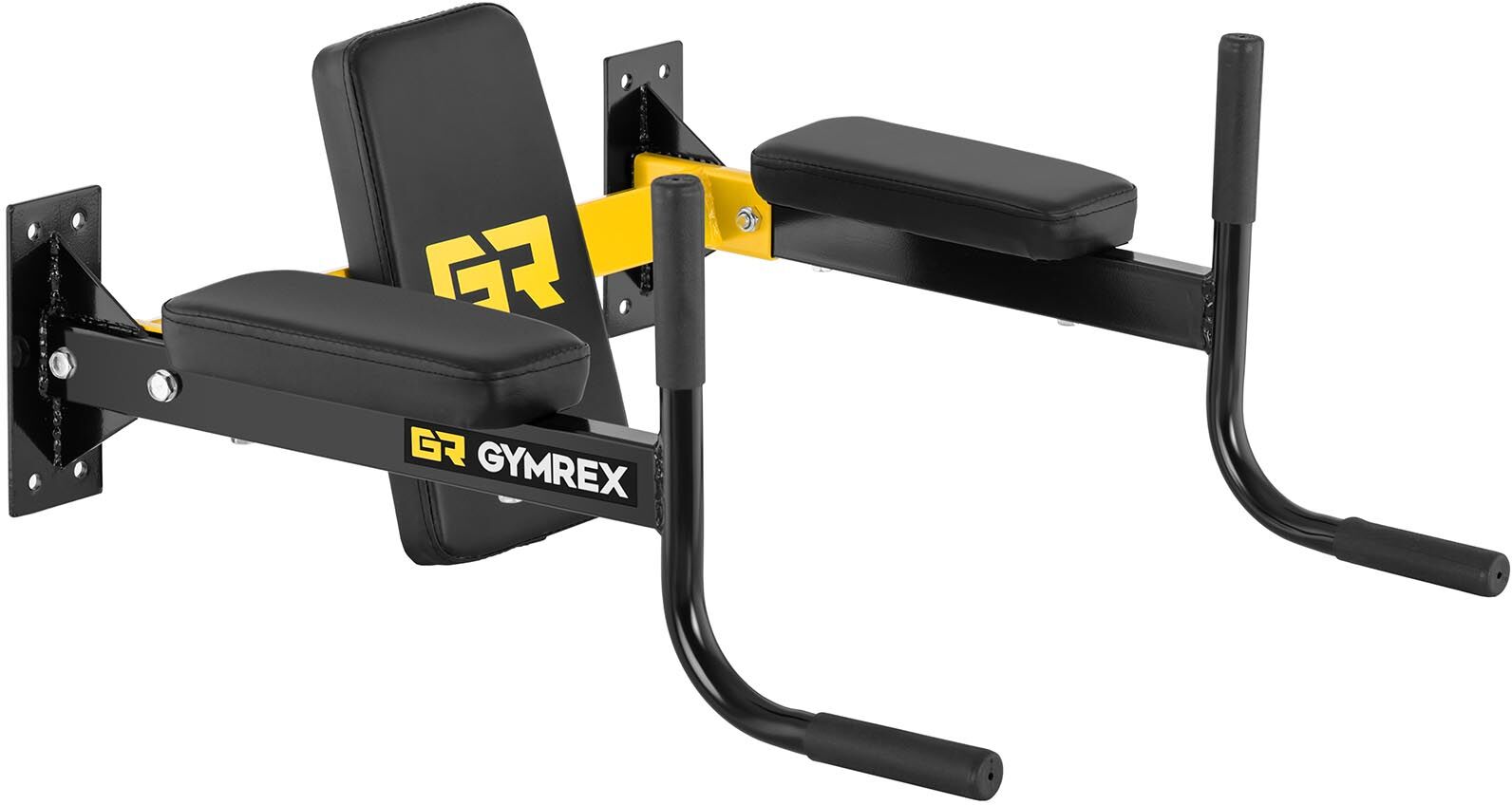 Gymrex Wall-mounted Dip Station - 4 handles - padded - 120 kg GR-PU 120 Gymrex Wall-mounted Dip Station - 4 handles - padded - 120 kg GR-PU 120