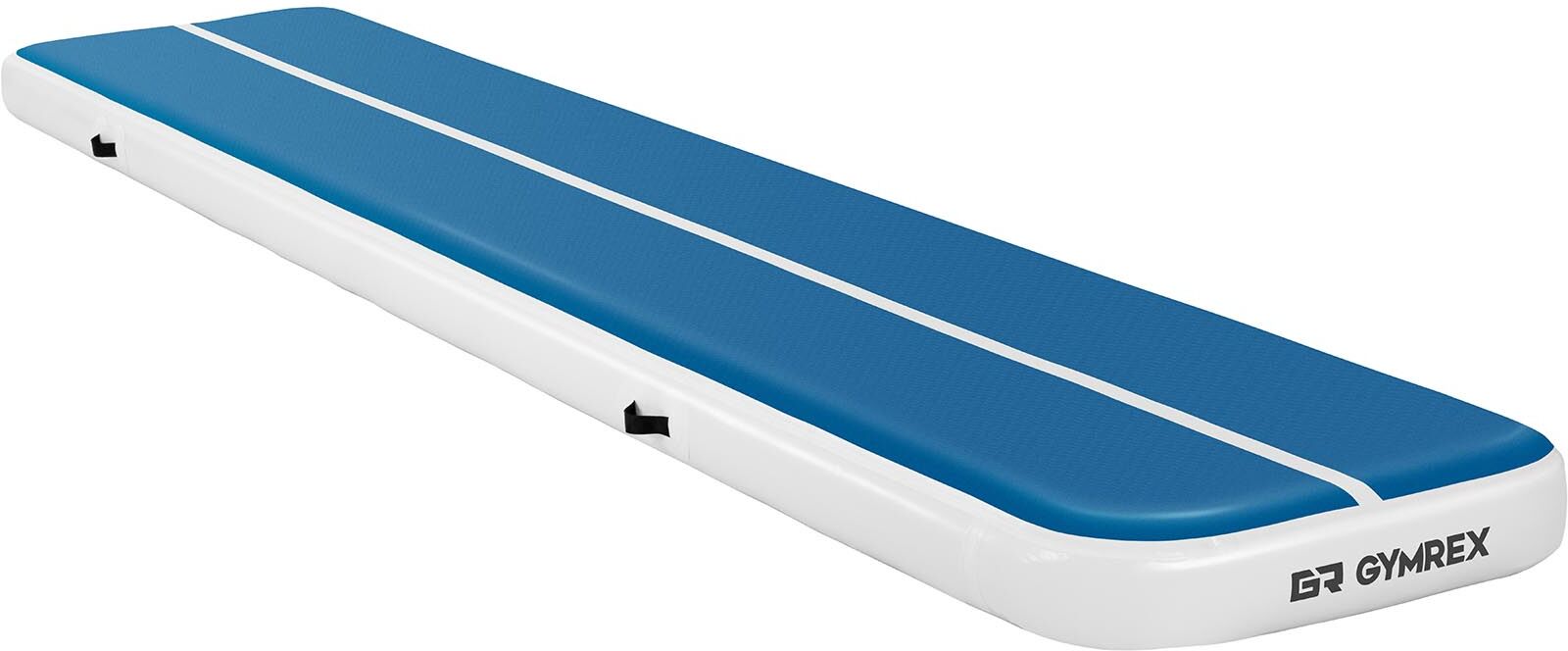 Gymrex Tappeto da ginnastica gonfiabile - Airtrack - 500 x 100 x 20 cm - 250 kg - blu/bianco GR-ATM6 Gymrex Tappeto da ginnastica gonfiabile - Airtrack - 500 x 100 x 20 cm - 250 kg - blu/bianco GR-ATM6