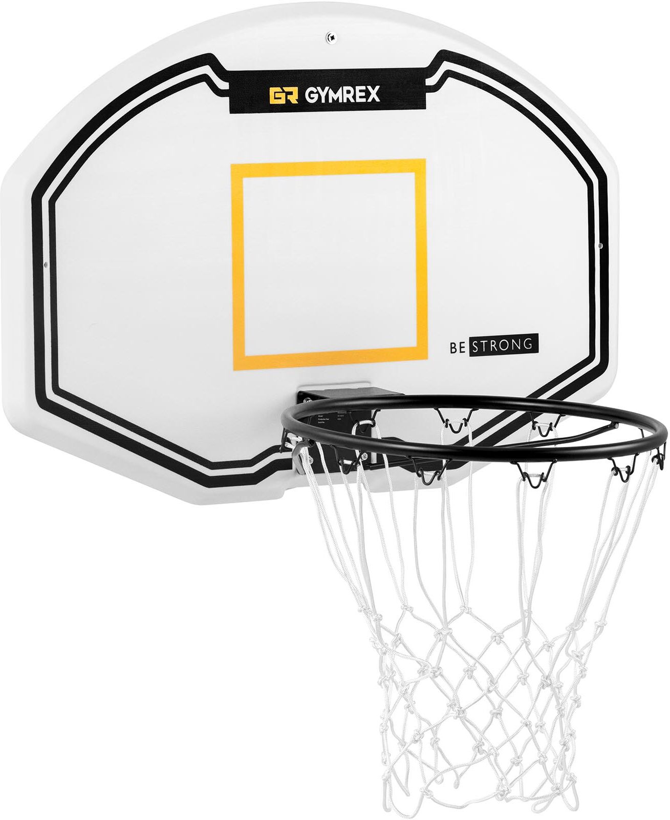 Gymrex Canestro basket da muro con tabellone - 91 x 61 cm - Diametro: 42,5 cm GR-MG41 Gymrex Canestro basket da muro con tabellone - 91 x 61 cm - Diametro: 42,5 cm GR-MG41
