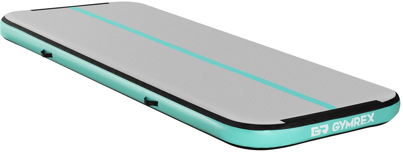 Gymrex Tappetino da ginnastica gonfiabile - 300 x 100 x 10 cm - 150 kg - Grigio/Verde GR-ATM12 Gymrex Tappetino da ginnastica gonfiabile - 300 x 100 x 10 cm - 150 kg - Grigio/Verde GR-ATM12