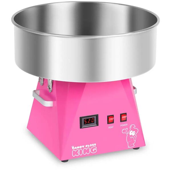 royal catering macchina per zucchero filato - 52 cm - rosa rczk-1030-w-r