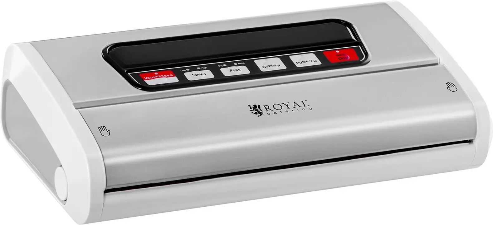 royal catering macchina sottovuoto per alimenti - 165 w - 32 cm - acciaio inox/abs rcvg-32e